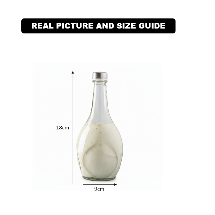 LeafDesign 1.1 Liter Glass Bottle