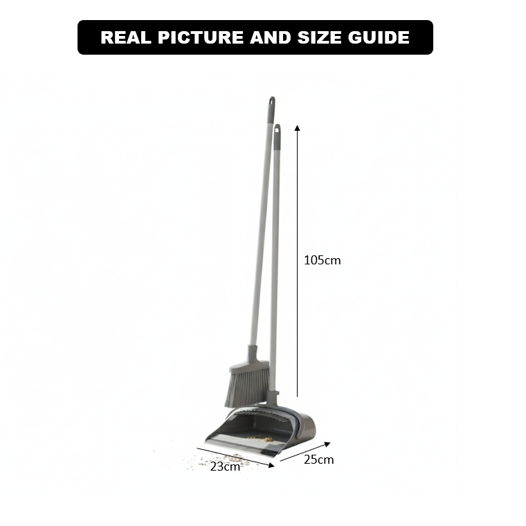 Broom & Dustbin Combo Set