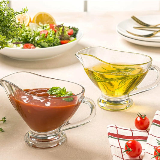 2-Pcs Sauce Dipping & Serving Glass Bowls