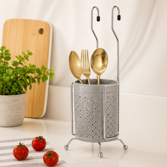 Stainless Steel Hanging Cutlery Holder