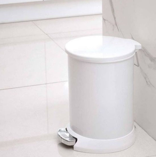SleekRound Pedal Dustbin with Removable Inner