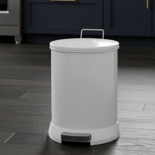 SleekRound Pedal Dustbin with Removable Inner