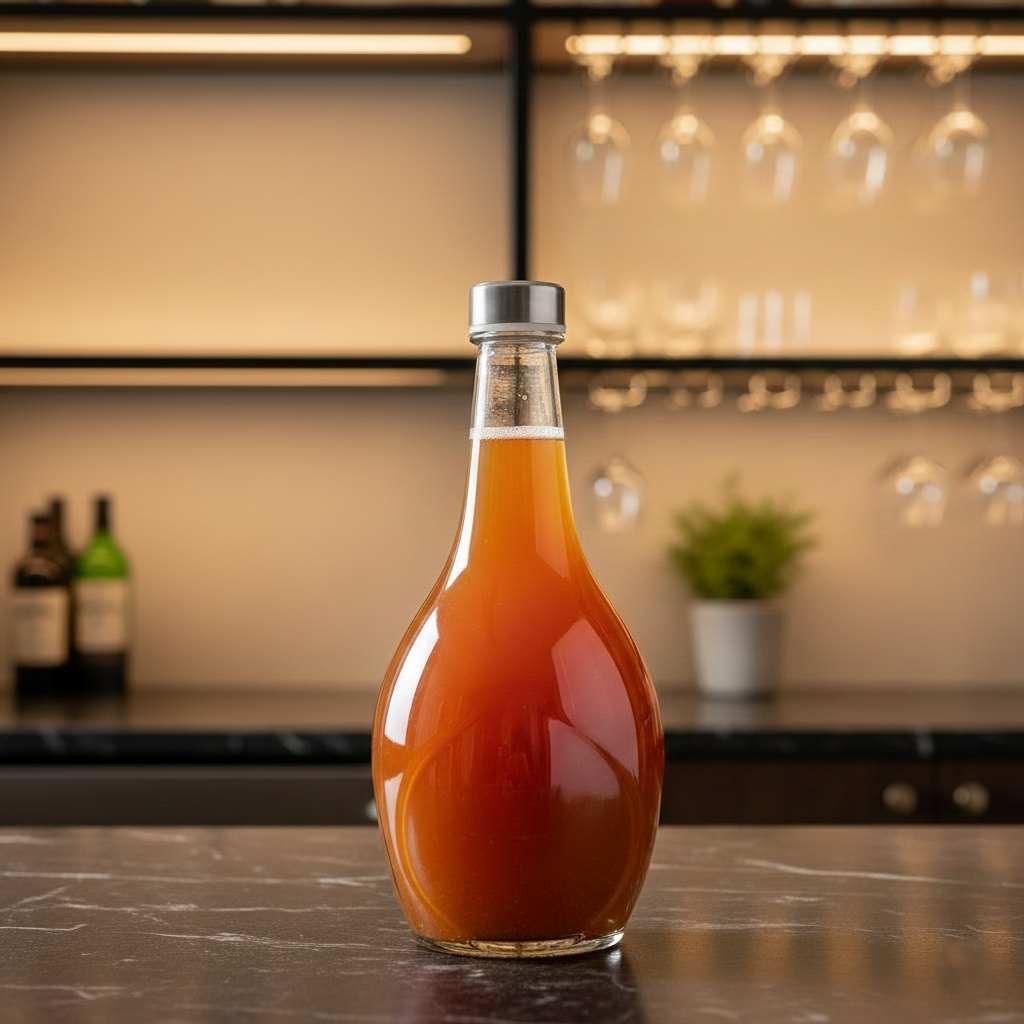 LeafDesign 1.1 Liter Glass Bottle