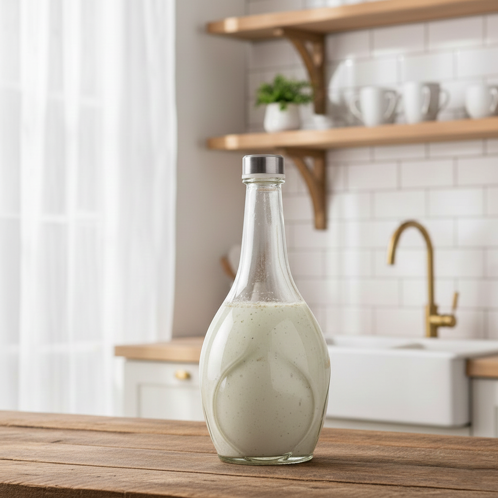 LeafDesign 1.1 Liter Glass Bottle