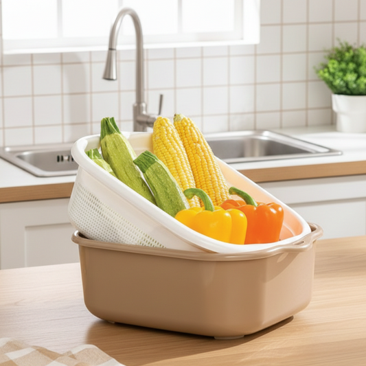4-Pcs Multi-Use Colander & Bowl Set
