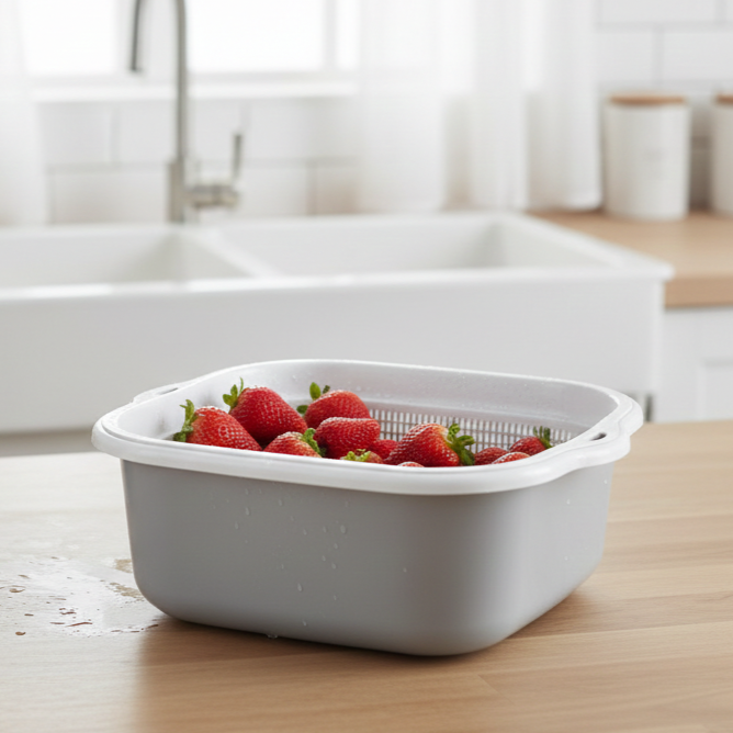 4-Pcs Multi-Use Colander & Bowl Set