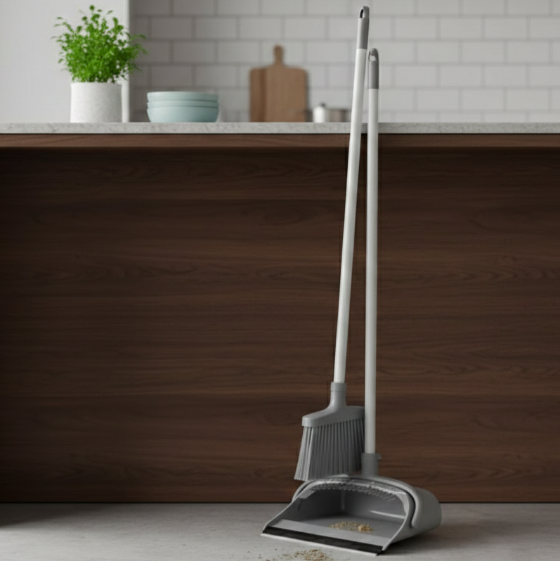 Broom & Dustbin Combo Set