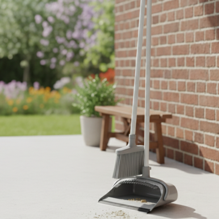 Broom & Dustbin Combo Set